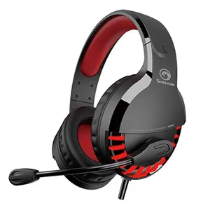 Marvo HG9022, słuchawki z mikrofonem, regulacja głośności, czarno-czerwona, 7.1 (wirtualne), podświetlenie LED typ USB
